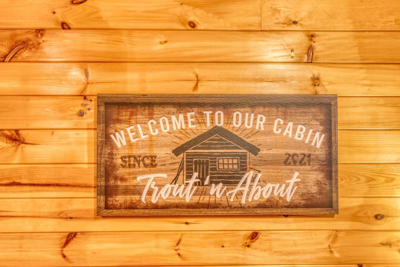 Trout N' About Your Blue Ridge Mountains Retreat, Hot Tub + Game Room! Ellijay Buitenkant foto